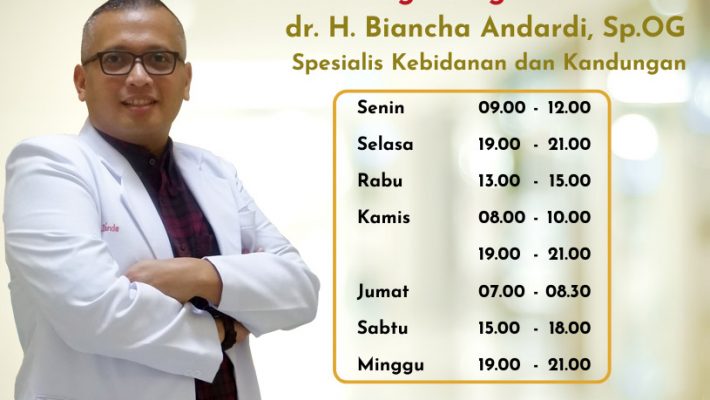 Selamat Bergabung dr. H. Biancha Andardi, Sp.OG