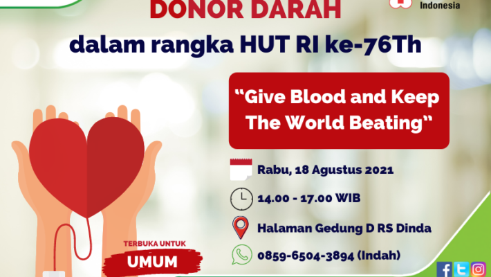 Donor Darah Spesial HUT RI ke-76Th