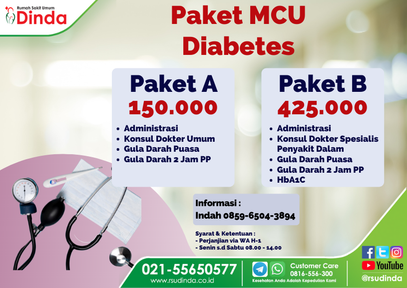 Paket MCU Diabetes Di RS Dinda