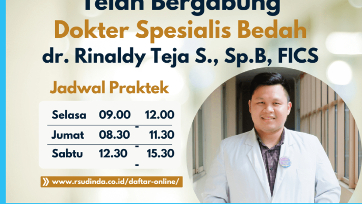 Telah Bergabung dr. Rinaldy Teja Setiawan, Sp.B, FICS