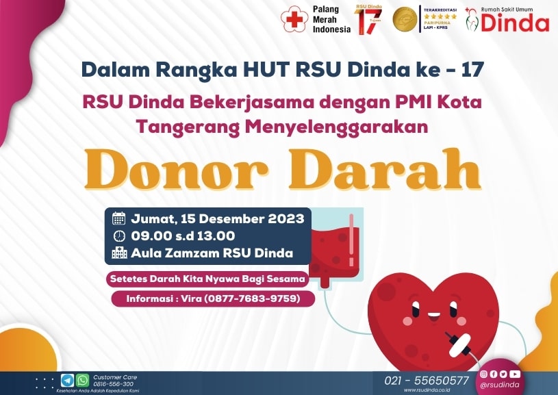 Donor Darah HUT RSU Dinda 17th