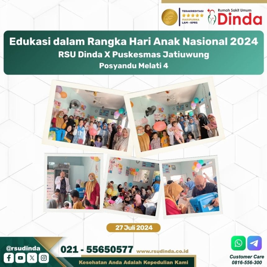 RSU Dinda X Puskesmas Jatiuwung-min Edukasi Kesehatan di Posyandu Melati 4