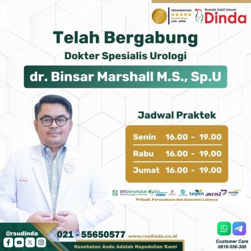 dr. Binsar Marshall M.S., Sp.U + BPJS Kesehatan-min Telah Bergabung Dokter Spesialis Urologi dr. Binsar Marshall Maranatha Sirait, Sp.U